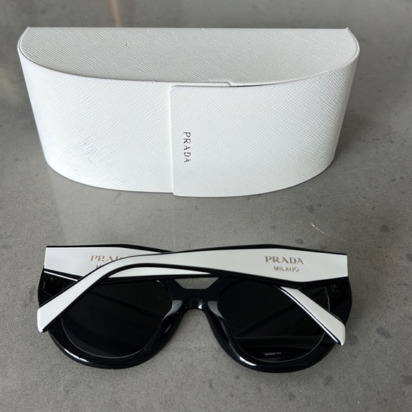 Prada Two Toned Cat Eyes Sunglasses